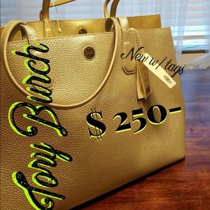 Tory Burch Perry Tote-Silver /Iceburg